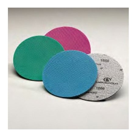 Carborundum 152 mm Carbo Medalist Grip-On Foam H&L Disc P3000 Grit M0806W Aluminum Oxide, PK/15, 15PK 5539553381